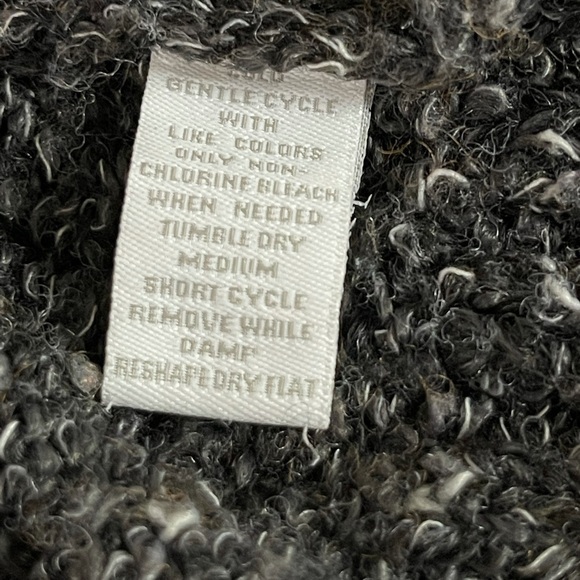 Charter Club Women’s Wool Gray Tweed Cardigan 1X - Picture 8 of 11